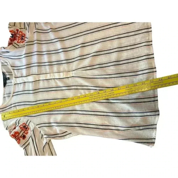 Karen Millen 
Embroidered Blouson Sleeve Top Size US 10 - Picture 10 of 10